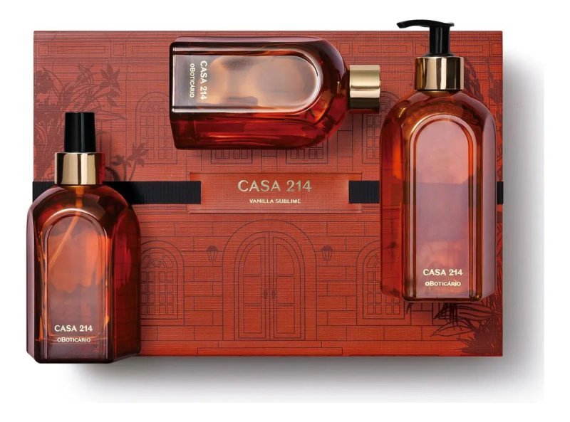 Kit Presente Casa 214 Vanilla Sublime (3 Itens)