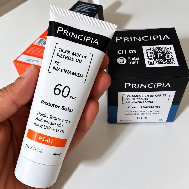 Kit Hidratação E Proteção Facial Ch-o1 + Ps-01 Todo Tipo De Pele