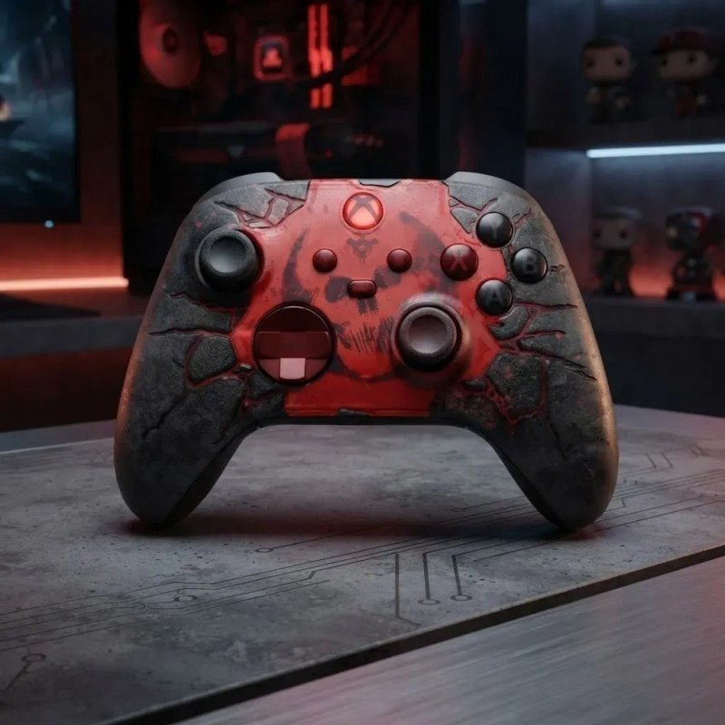 Controle Sem Fio Xbox Edição Limitada Gears of War: E-Day