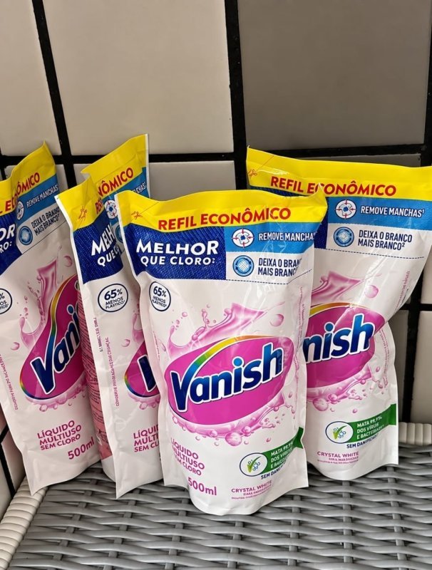 REFIL Tira Manchas Líquido Vanish White refil 500ml