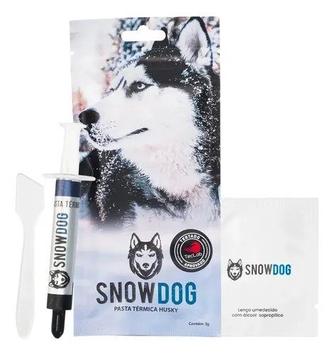 Pasta Térmica Snowdog Husky 3g Para Processadores com Seringa