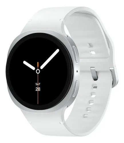 Smartwatch Samsung Galaxy Watch 8 40mm Prateado com Bluetooth e Wi-Fi