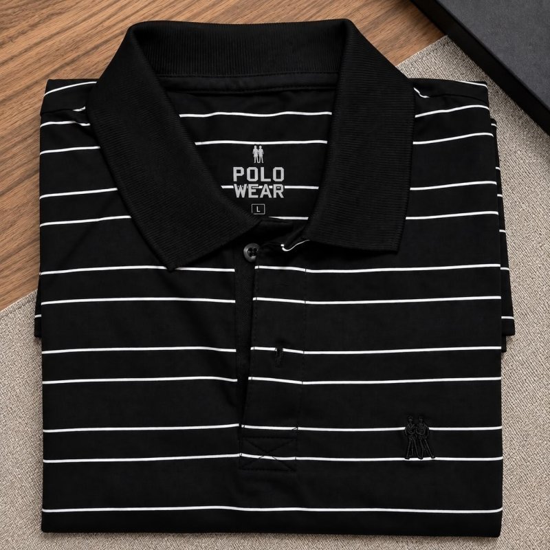 Polo Piquet Masculina Listrada Polo Wear