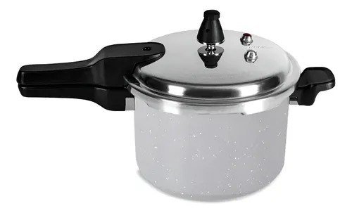 Panela De Pressão 4,2l Antiaderente De Indução Super Brinox Cor Cinza