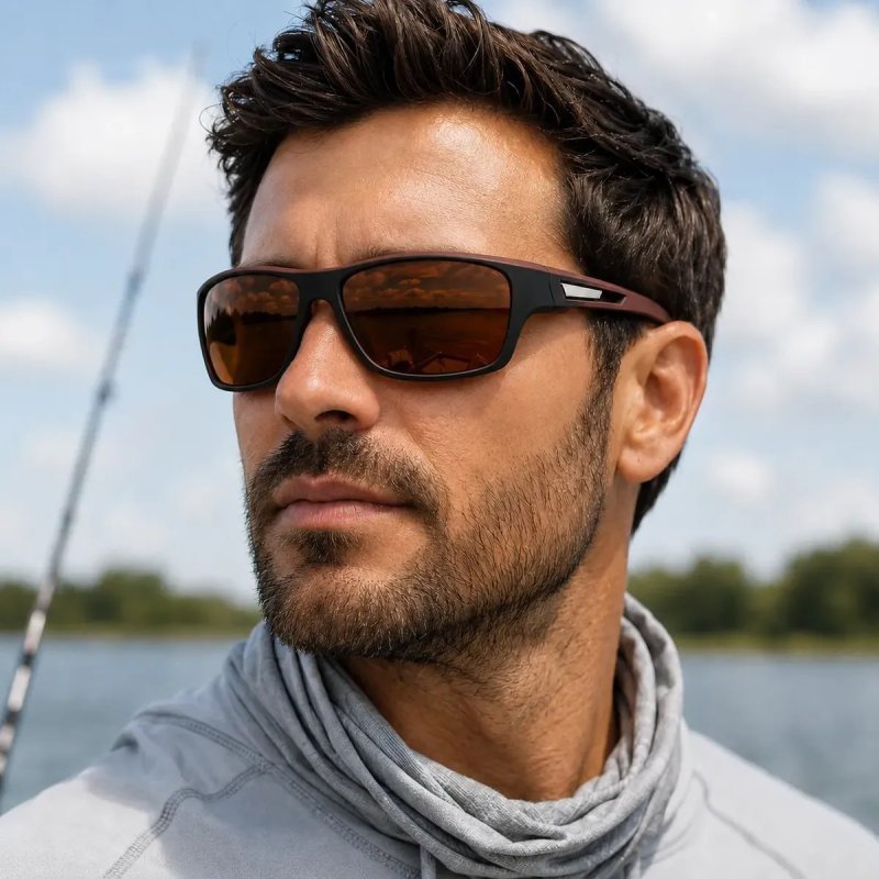 Óculos De Sol Esportivo Polarizado Uv400 Masculino