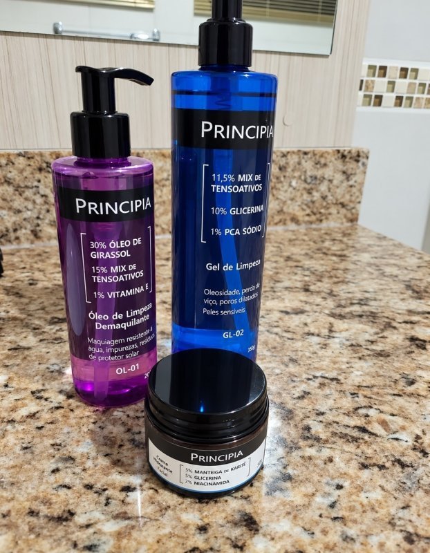 Principia Kit Limpeza E Hidratação Ch-01 + Ol-01 + GI-02