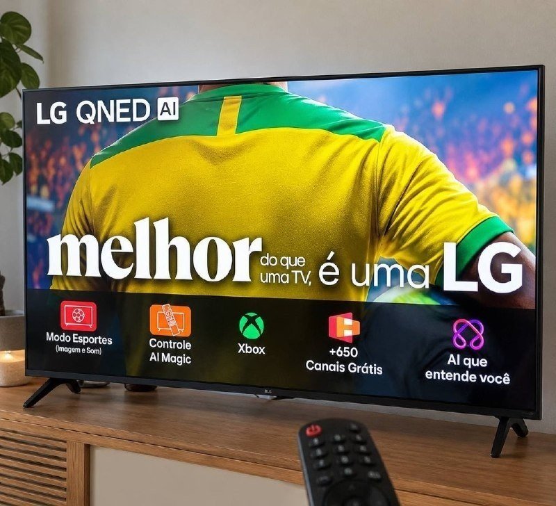 Smart TV 4K 50" LG QNED