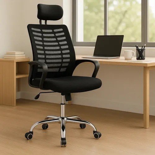 Cadeira Escritório Ergonômica Heads Top Bestchair Cor Preto