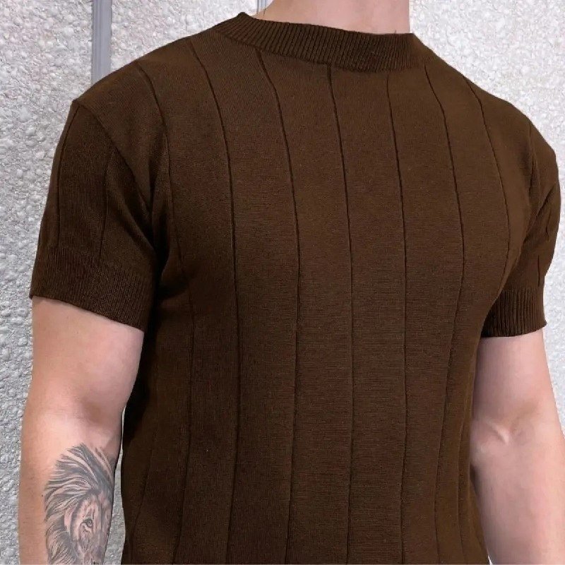 Camiseta Tricô Modal Canelada