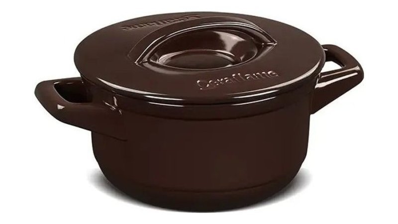 Caçarola Duo 16cm 1100ml Chocolate Ceraflame