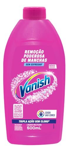 Tira Manchas Líquido Vanish Oxi Action Pink 500ml