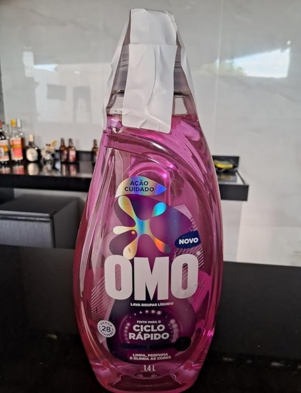 Lava-Roupas Líquido Omo Ciclo Rápido Ação Cuidado Frasco 1,4l