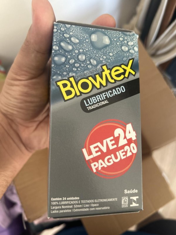 Blowtex Lubrificado Leve 24 Pague 20 unidades