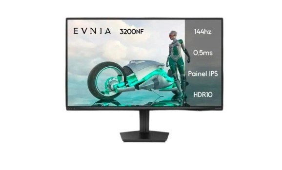 Monitor Gamer Philips Evnia 27" Ips 144Hz 0.5ms, Preto