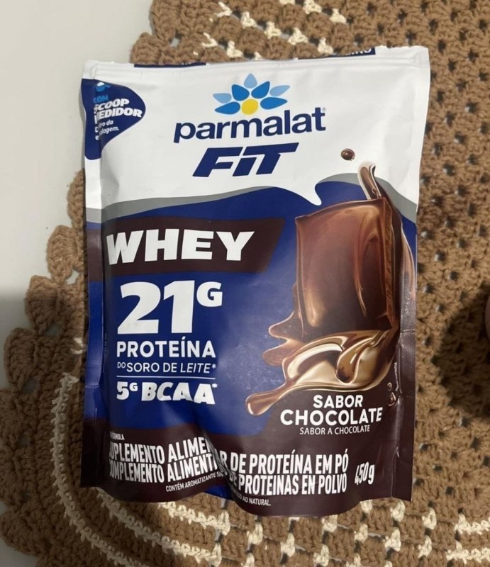 Whey Protein Concentrado Chocolate Parmalat Fit 450g
