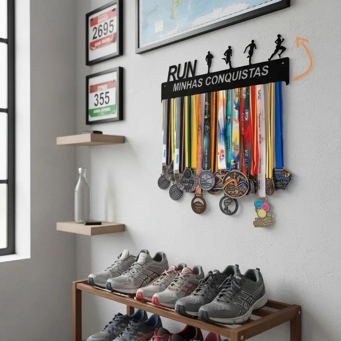 Porta Medalhas Corrida + Frete Grátis