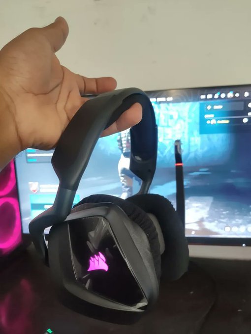 Headset Gamer Corsair Void Elite Wireless Rgb Surround 7.1 + Frete Grátis