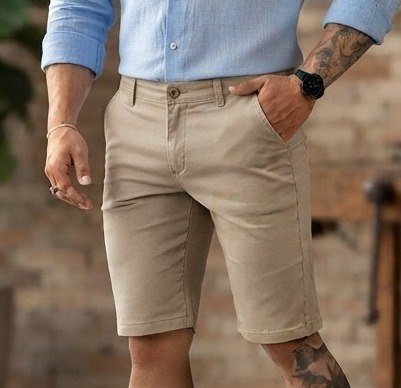 Kit 2 Bermuda Sport Fino Casual Elegante Com Lycra Elastano