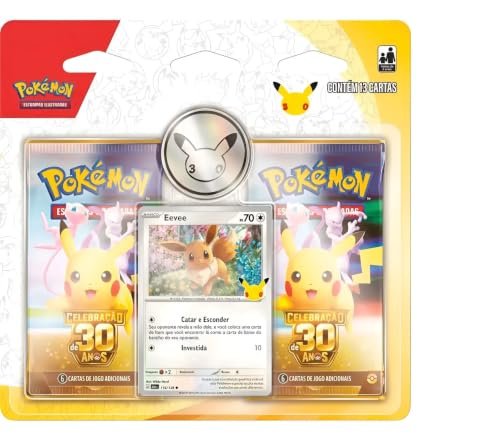 Pokémon Blister Duplo Celebrações 30 Anos Eevee