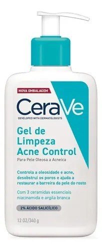 Gel De Limpeza Acne Control Para Pele Oleosa 340g Cerave Oleosa Dia/noite