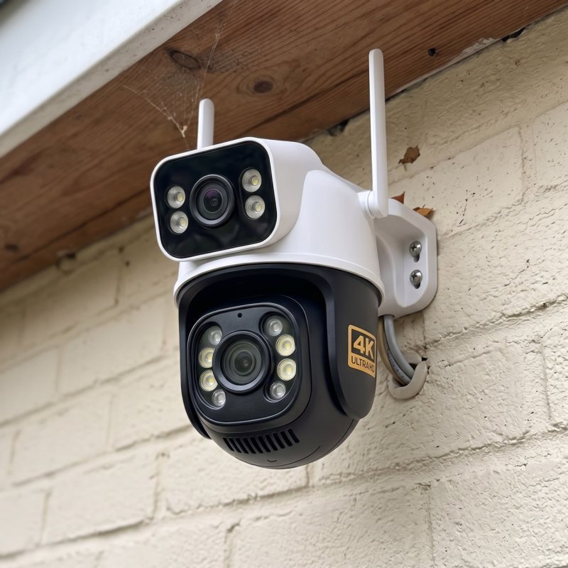 Câmera Segurança Ip Externa Wifi A28 App Icsee À Prova D'água