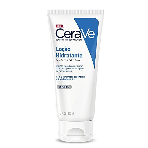 CeraVe Loção Hidratante Corporal com Ácido Hialurônico e 3 Ceramidas Essenciais