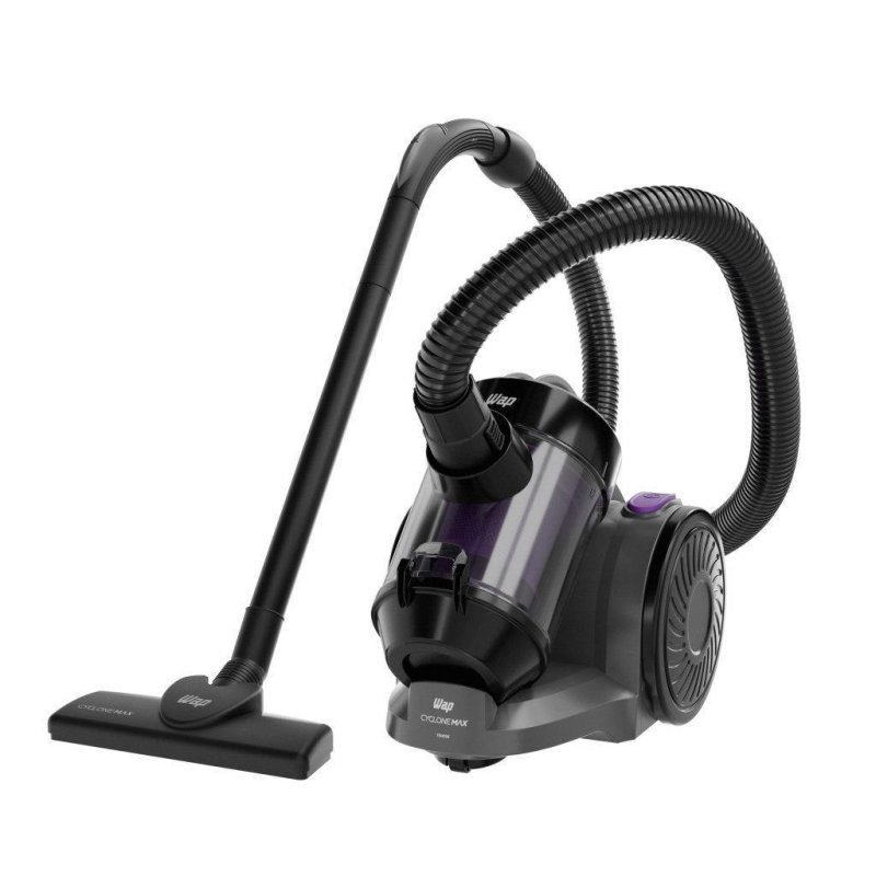Aspirador de Pó Wap Cyclone Max 1500w 2,5L Enrolador de Cabo automático Preto