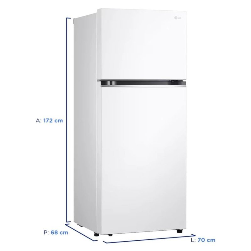 Geladeira LG GN-B372PQW 375L, Frost Free, Inverter