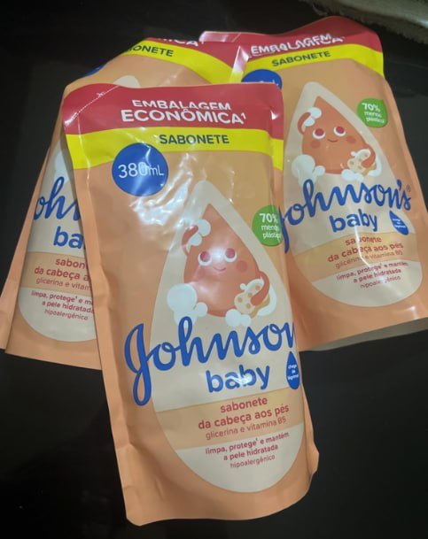 Refil Johnson's Baby Sabonete Líquido Glicerina 380ml