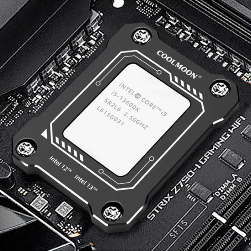 ADAPTADOR INTEL LGA 1700 SOCKET PROCESSADOR CONTACT FRAME ANTI BENDING FIVELA CPU - PRETO