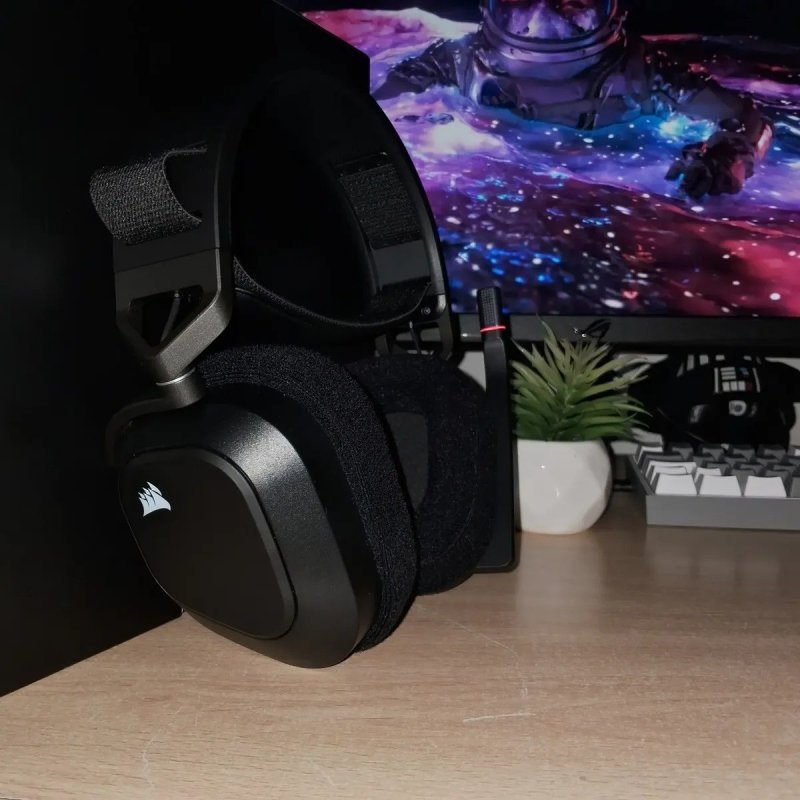 Headset Gamer Sem Fio Corsair Hs80 Rgb + Frete Grátis