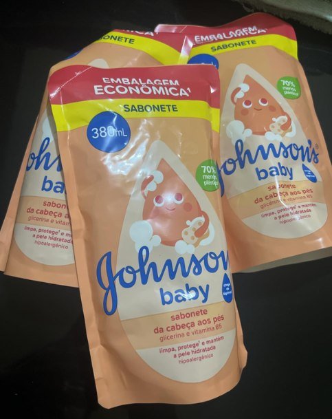 Refil Johnson's Baby Sabonete Líquido Glicerina 380ml