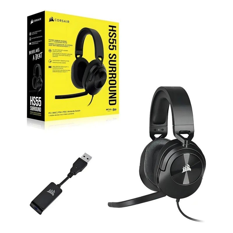 Headset Gamer Sem Fio Corsair Hs55 + Frete Grátis