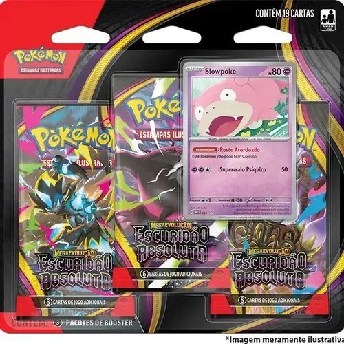 Blister Triplo Pokémon ME05 Escuridão Absoluta