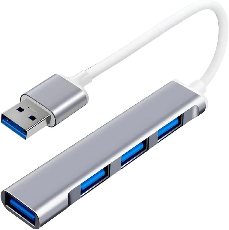 Adaptador Multiporta USB Hub, USB Dock Station com 4 Portas USB 3.0