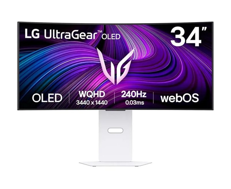 Monitor Curvo LG UltraGear Smart OLED 34" WQHD, 240Hz, 0,03ms