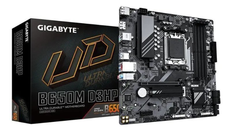 Placa Mãe Gigabyte B650m D3hp Soquete Am5 Micro Atx