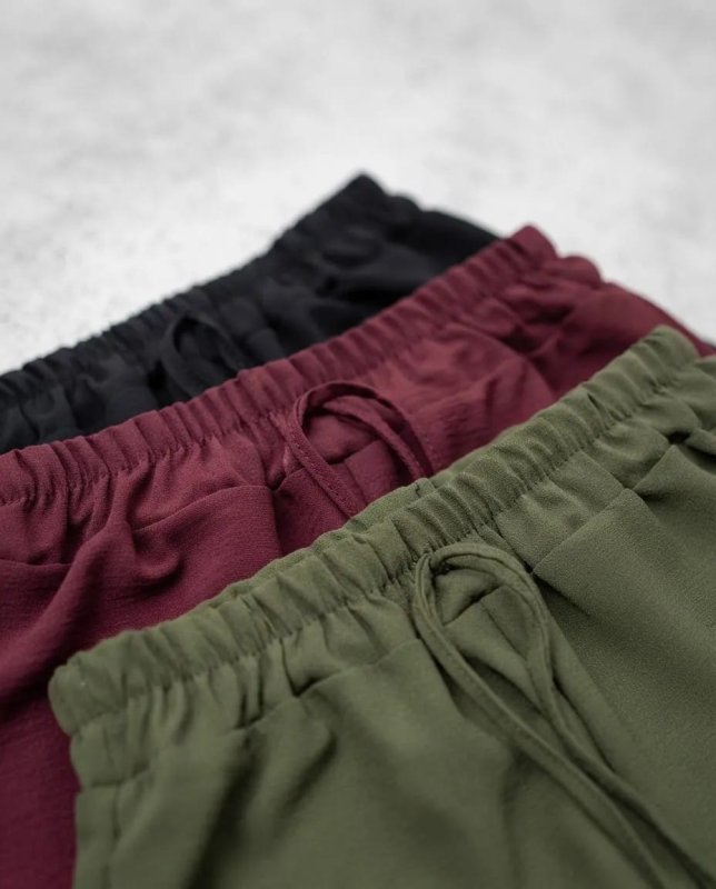 Kit 3 Shorts Feminino Básico Cintura Alta Confortável