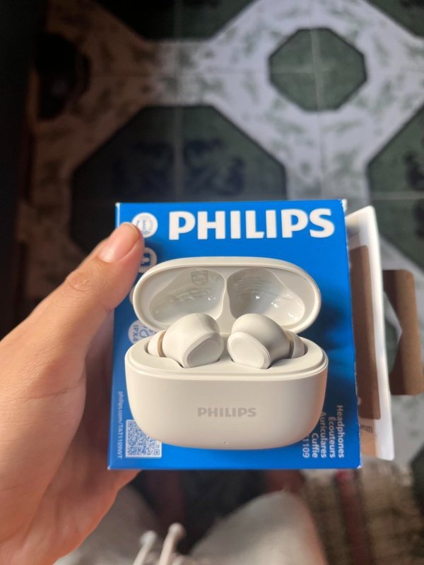 Fone de Ouvido Philips TWS Bluetooth TAT1109WT/00 + Frete Grátis
