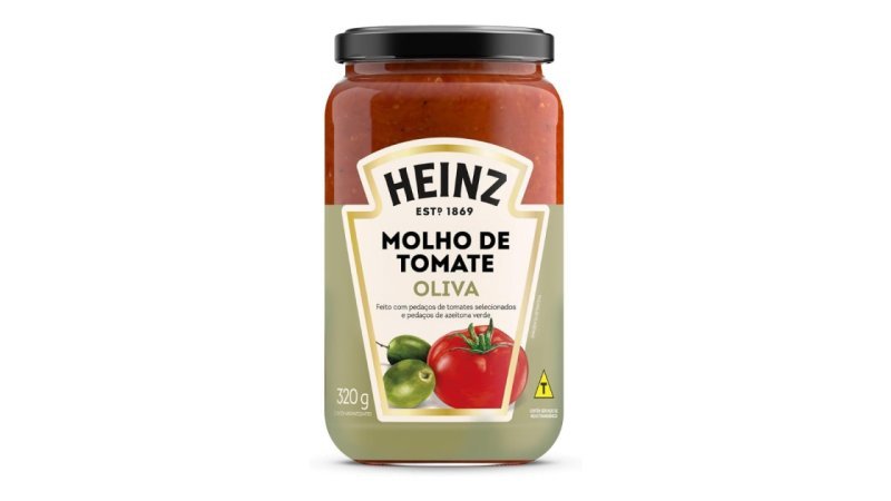 Heinz Molho de Tomate Rústico Oliva em vidro 320G