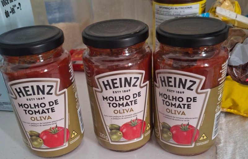 Heinz Molho de Tomate Rústico Oliva em vidro 320G com Frete Grátis