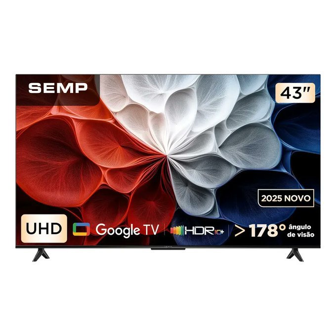 Smart TV SEMP 43 4K UHD + Frete Grátis