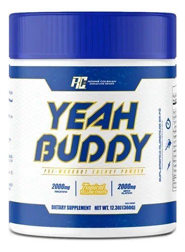 Pré Treino 360g Yeah Buddy Frutas Amarelas Ronnie Coleman