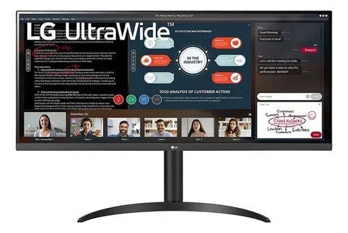 Monitor Ultrawide LG 34 Ips Full Hd Hdr10 Amd Freesync 34wp Cor Preto