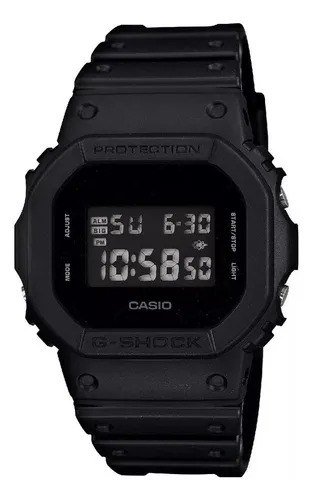Relógio Casio Masculino G-shock Digital Preto Dw-5600bb-1dr Preto