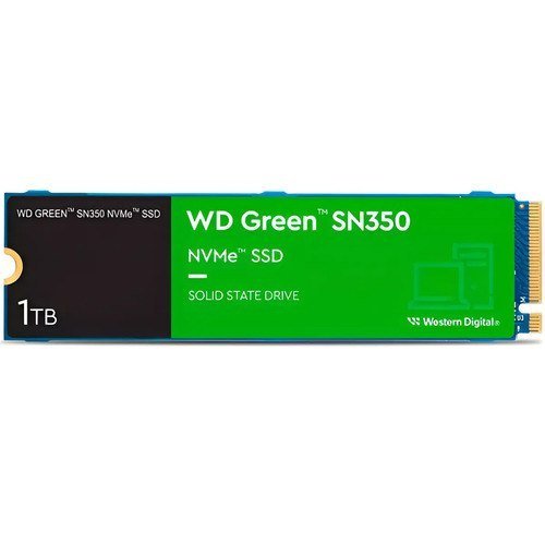 SSD 1TB Western Digital Green SN350 NVMe Gen3 M.2 2280 Azul