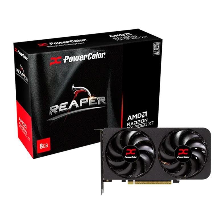 Placa de Video PowerColor Radeon RX 9060 XT Reaper, 8GB, GDDR6