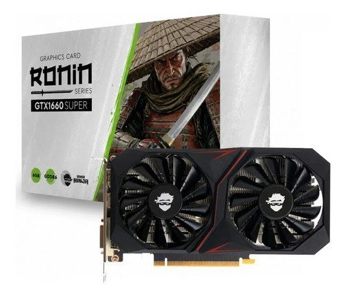 Placa de Vídeo Gamer Ninja GTX 1660 Super Ronin 6GB