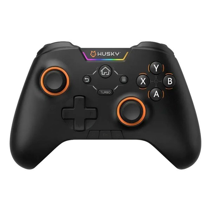 Controle Sem Fio Husky Hunter RGB para PC/Android/iOS – Preto