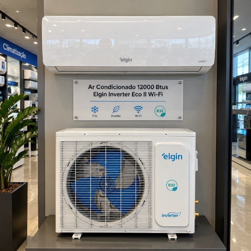 Ar Condicionado 12000 Btus Elgin Inverter Eco Ii Wi-fi 220v